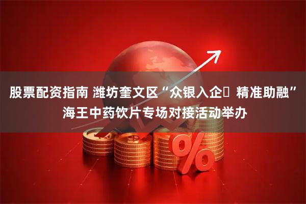 股票配资指南 潍坊奎文区“众银入企・精准助融” 海王中药饮片专场对接活动举办